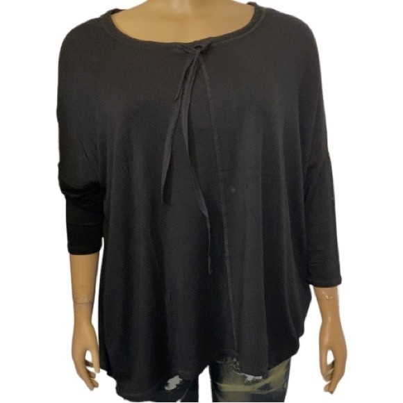 Margaritaville Drop Shoulder top dolman sleeves drawstring round neck  XS-S - Picture 3 of 14